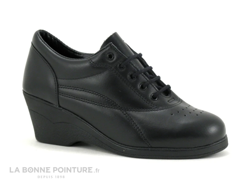 Bopy LUCIE Noir - Chaussure Compensee 5 Bopy LUCIE Noir - Chaussure Compensee – Image 5