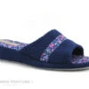 Patrizia Azzi PERANIO Bleu - Fleuri - Mule Femme En Eponge