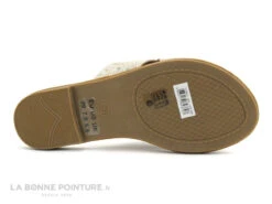 The Divine Factory HW4625 Blanc Argent Beige - Mule Plate Femme -Chaussures Promotion Magasin cd24607c73b9e66c561f35ea11d5d5ef img 9958.jpg 171450